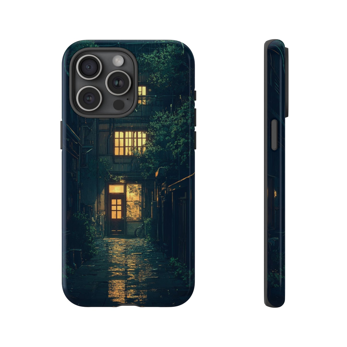 Rainy Alley - Tough iPhone Case