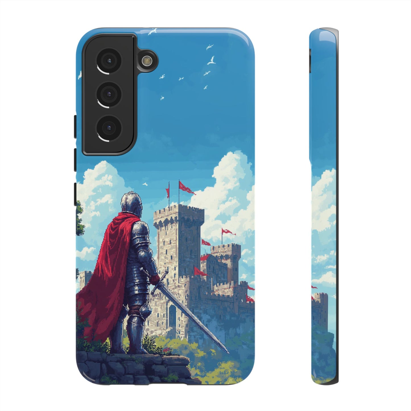 Pixel Knight Adventure Phone Case - iPhone, Google Pixel, Samsung Galaxy