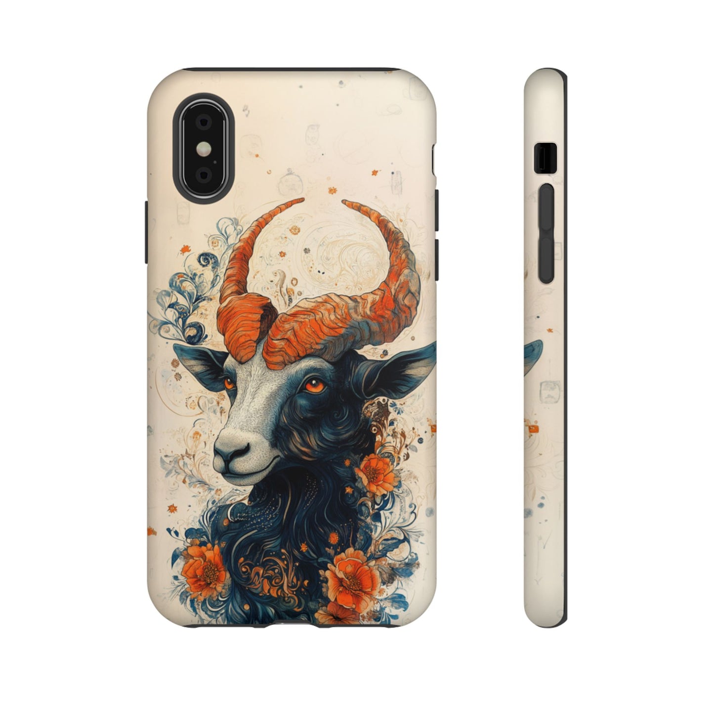 Capricorn Zodiac Artistic Floral Phone Case – iPhone, Google Pixel, Samsung Galaxy