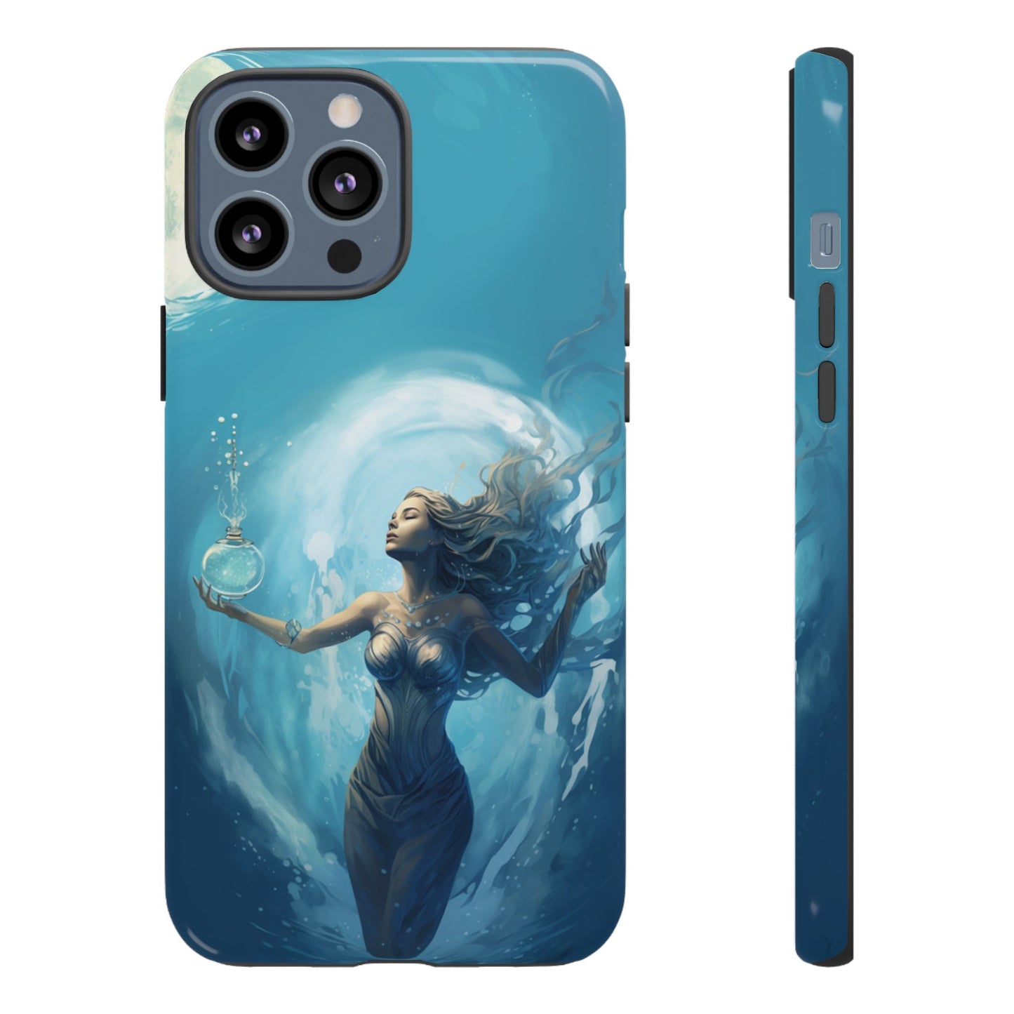 Aquarius Lunar Water Bearer Phone Case – iPhone, Google Pixel, Samsung Galaxy