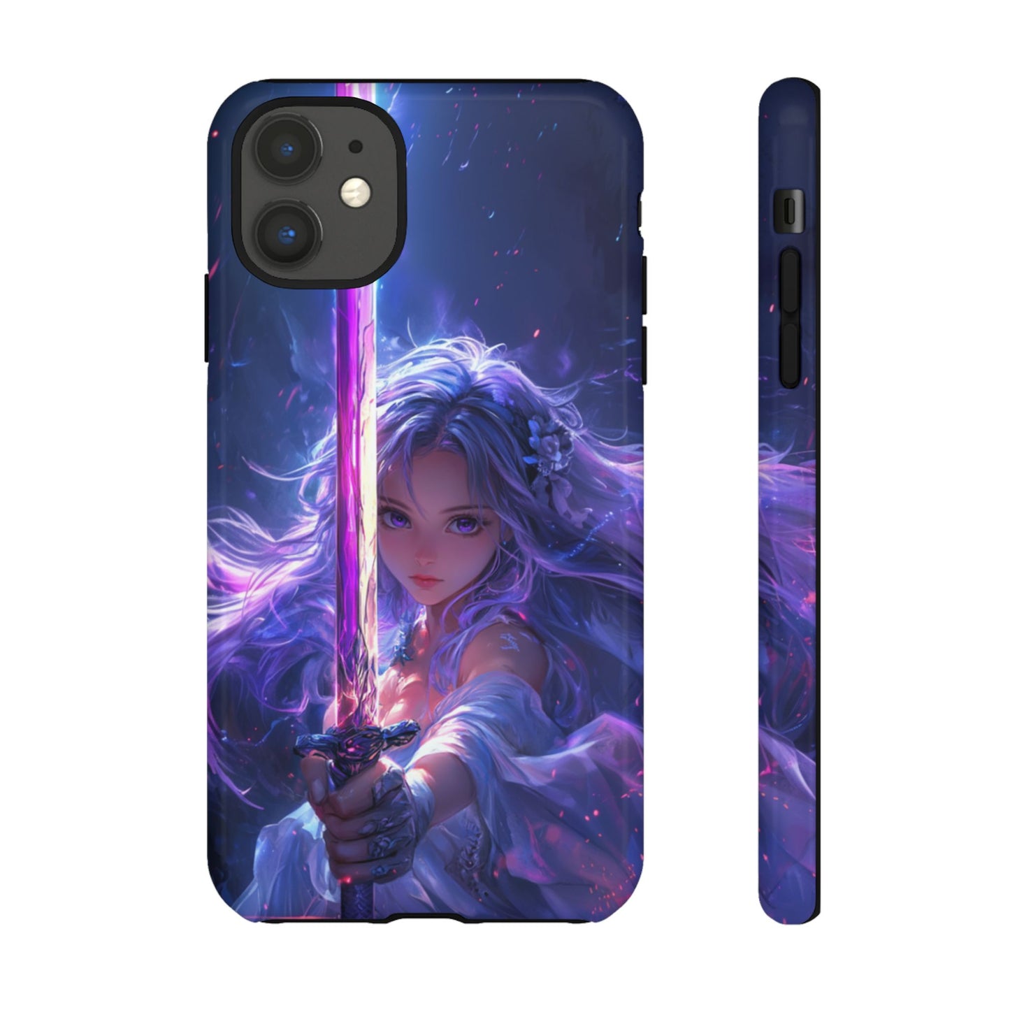 Violet Blade Warrior – Tough iPhone Case
