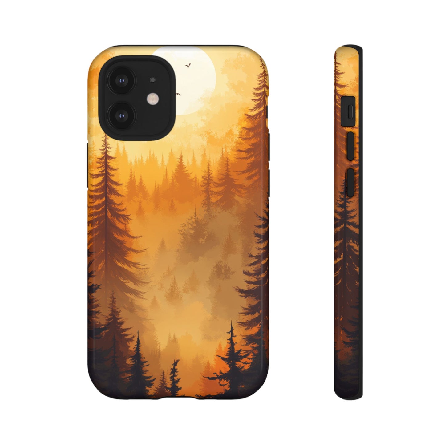 Golden Forest Silhouette – Tough iPhone Case