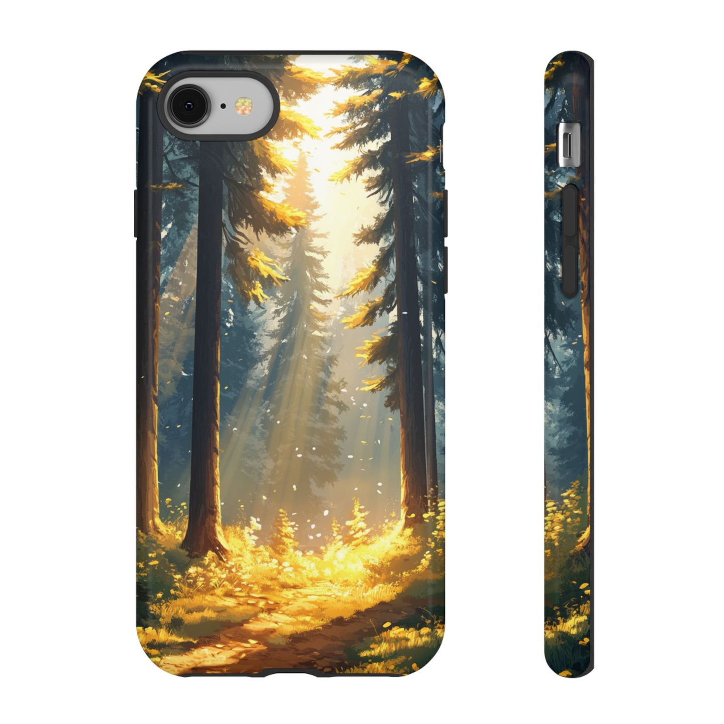 Golden Forest Path – Tough iPhone Case