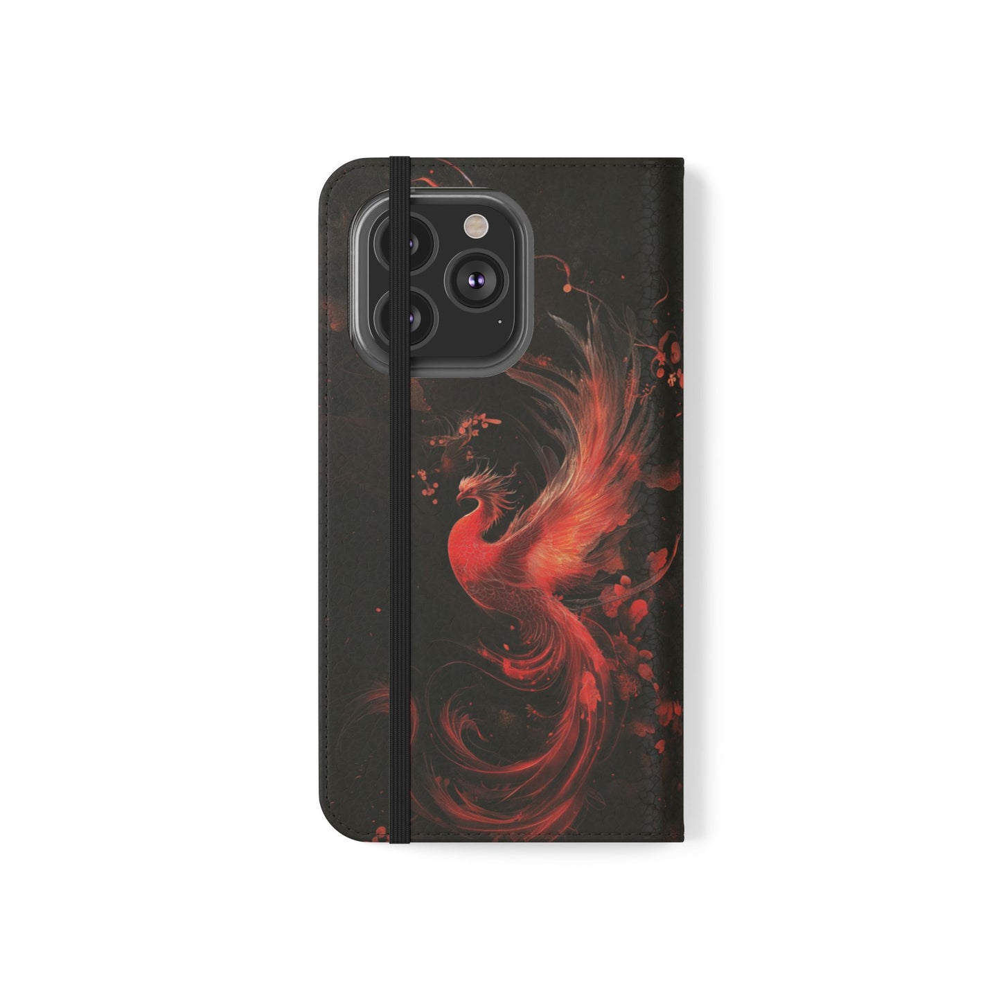 Crimson Phoenix - Wallet Flip Case