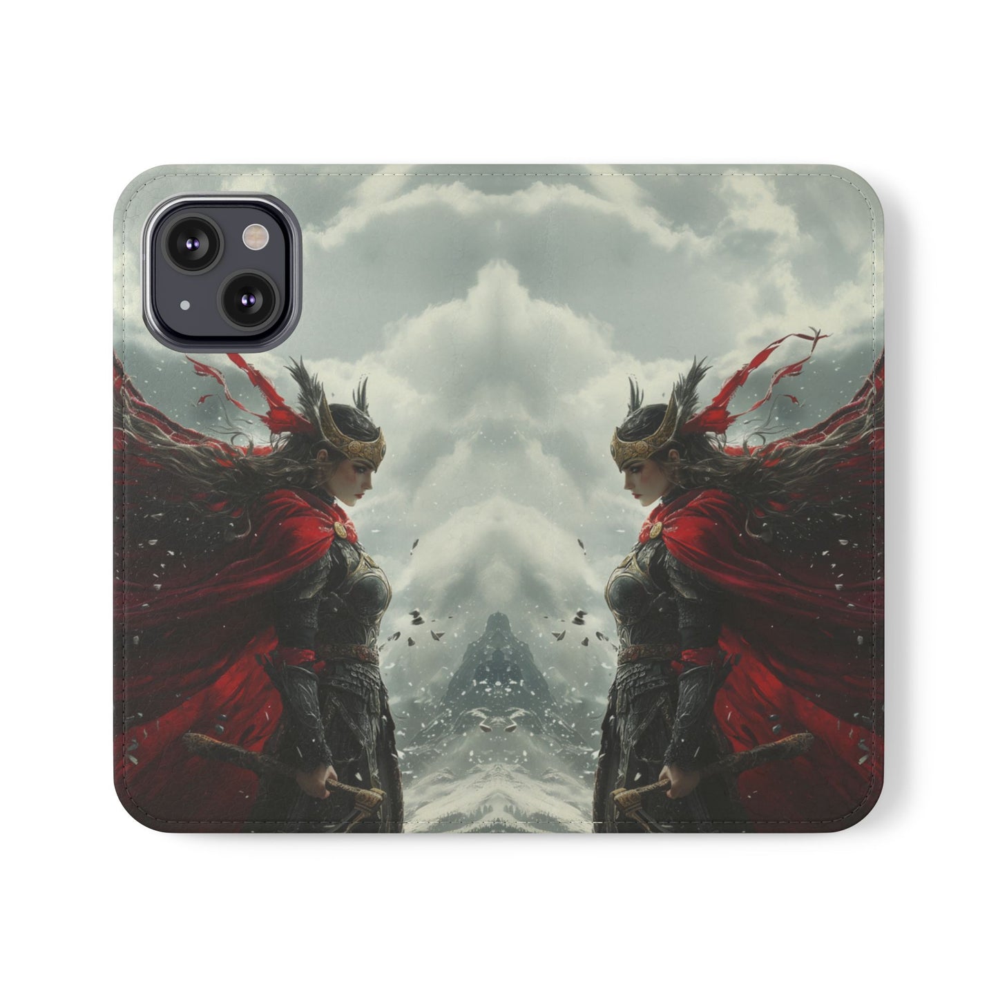 Freya Crimson Valkyrie - Wallet Flip Case