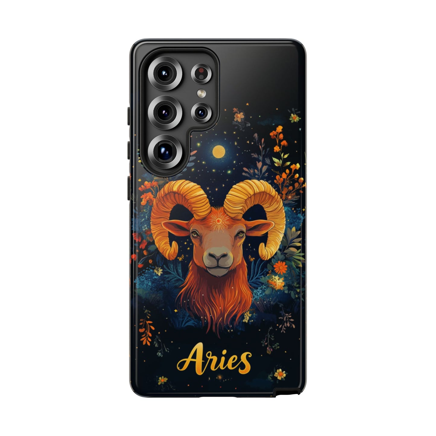 Aries Celestial Bloom Phone Case – iPhone, Google Pixel, Samsung Galaxy