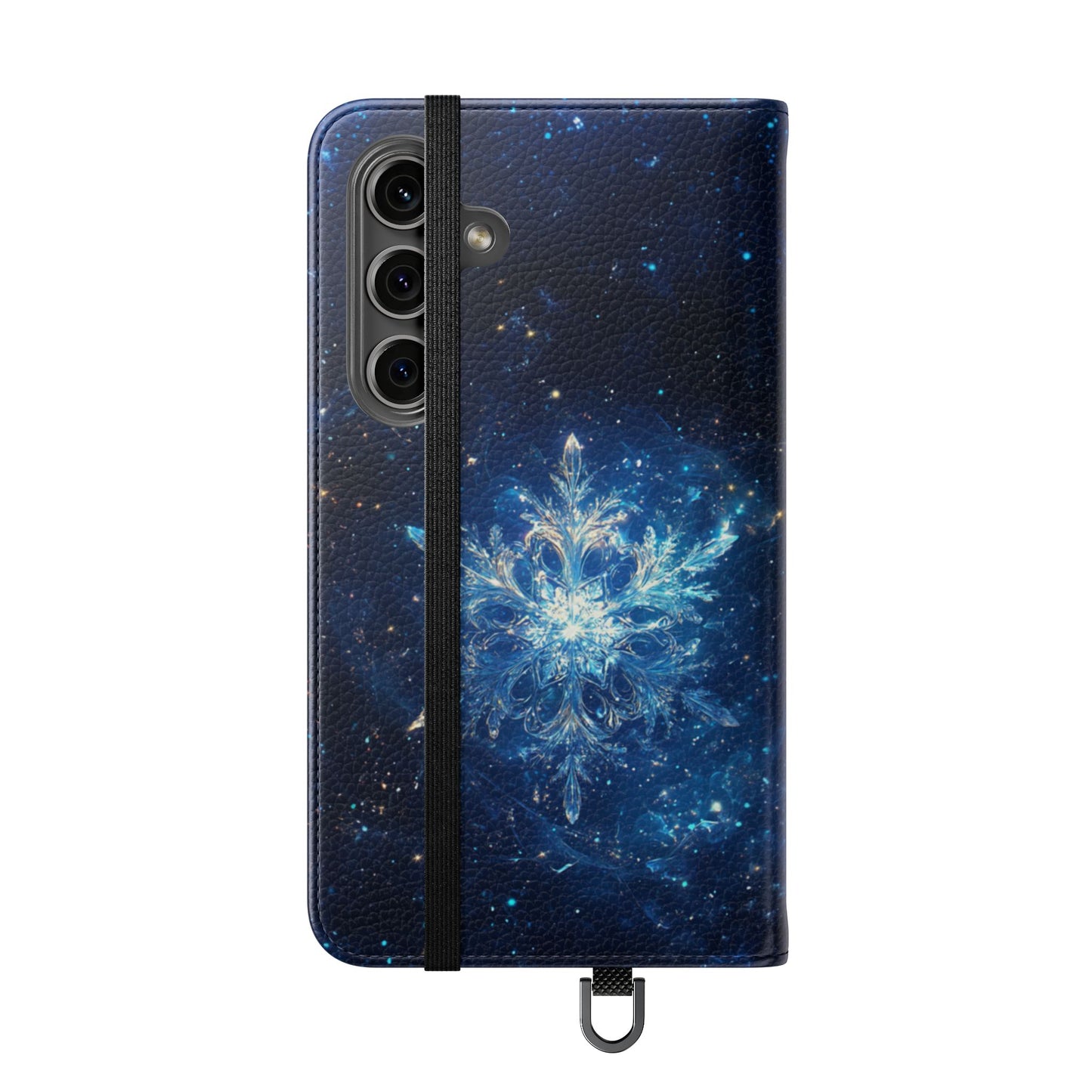 Cosmic Snowflake - Wallet Flip Case