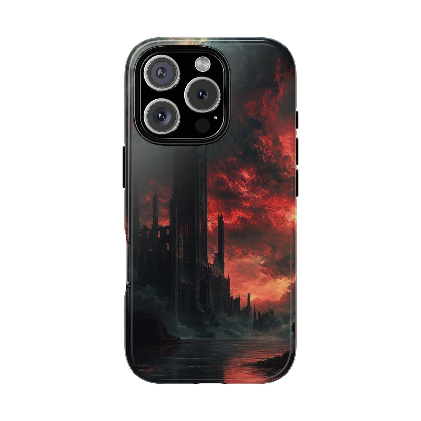 Crimson Dread Citadel – Tough iPhone Case