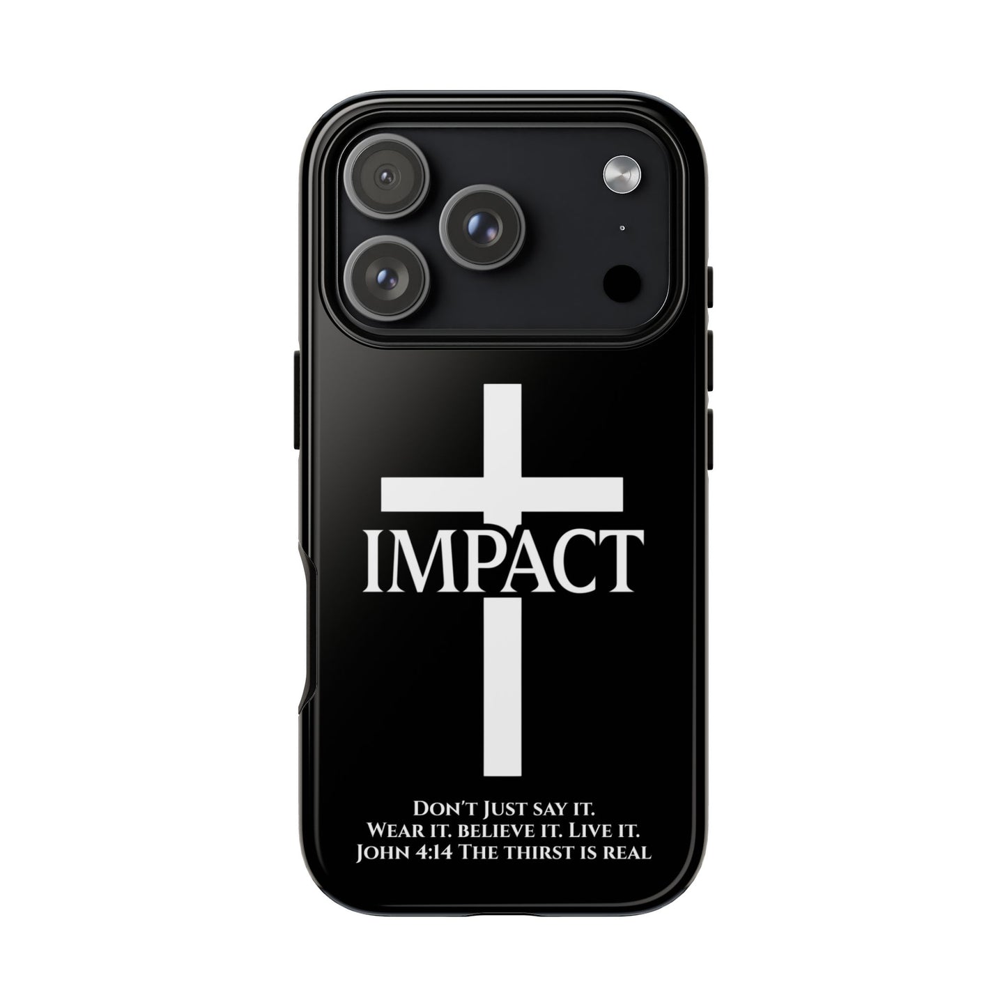 Impact Black/White - Tough iPhone Case