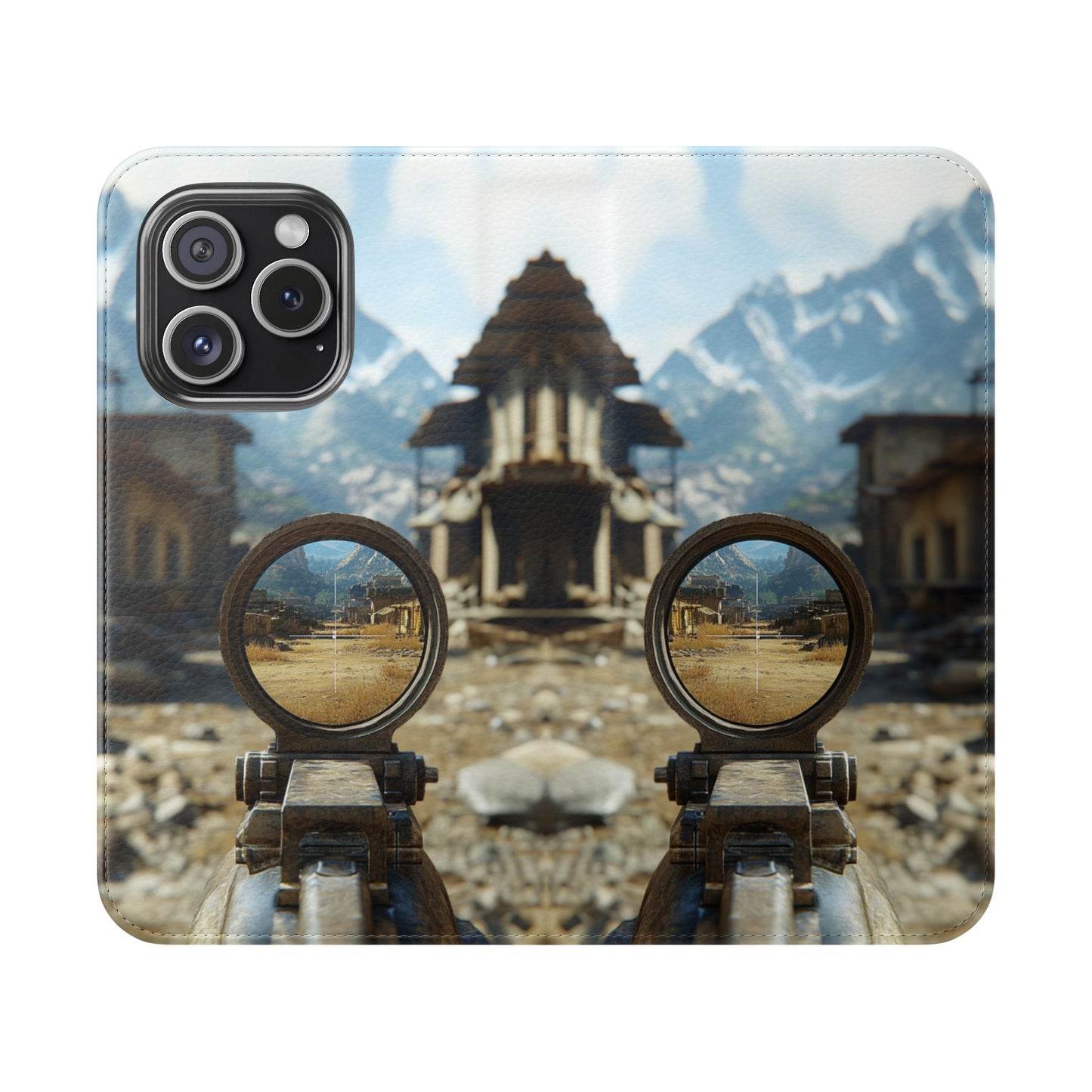 Desert Sniper Focus - Wallet Flip Case