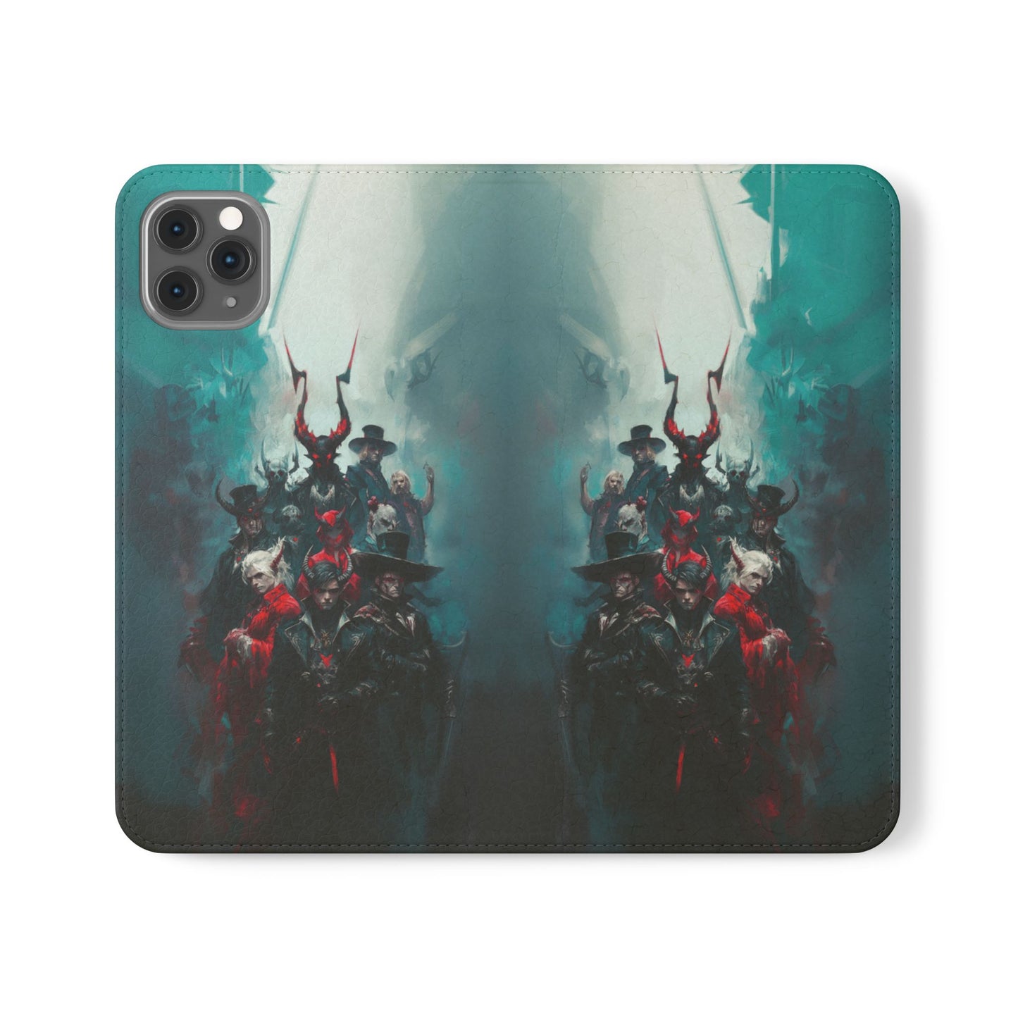 Dark Fantasy Demon Hunters - Wallet Flip Case