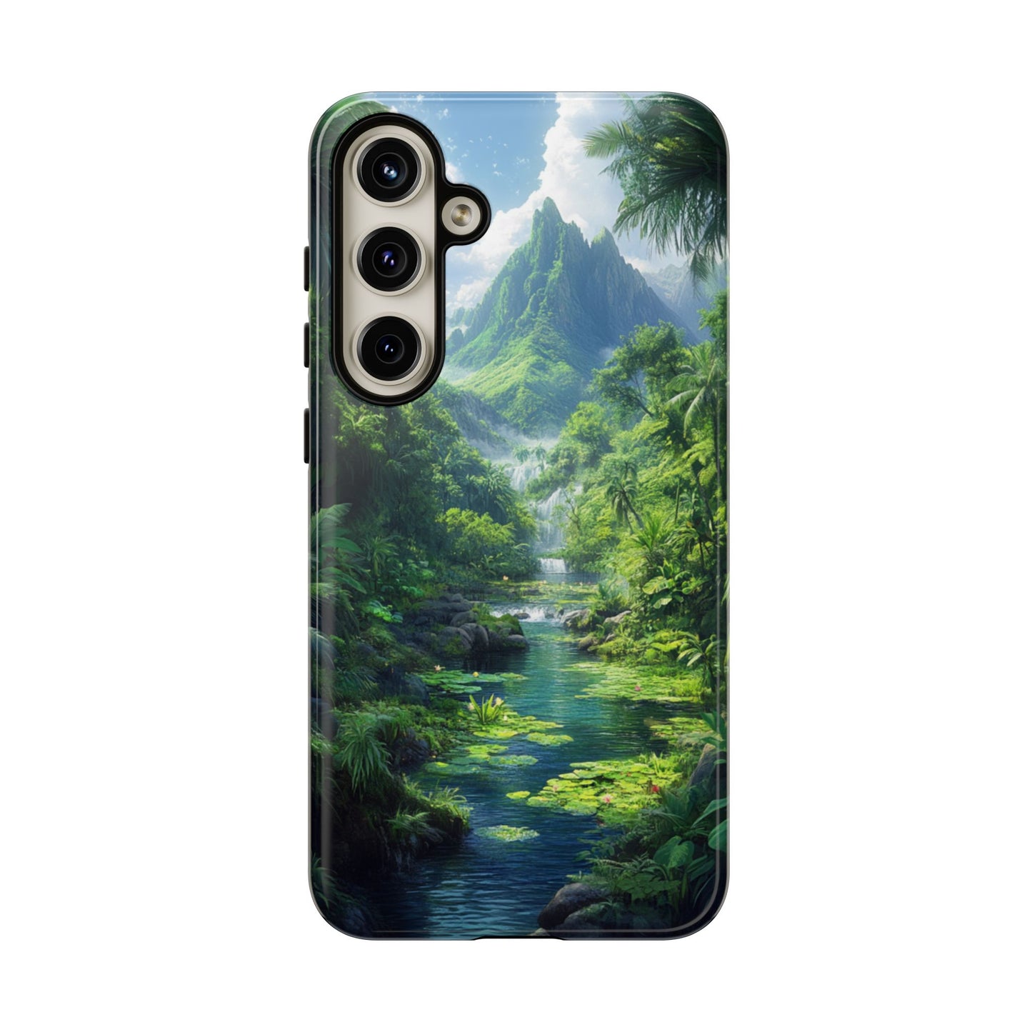 Verdant Jungle Cascade – Tough Samsung Galaxy Case