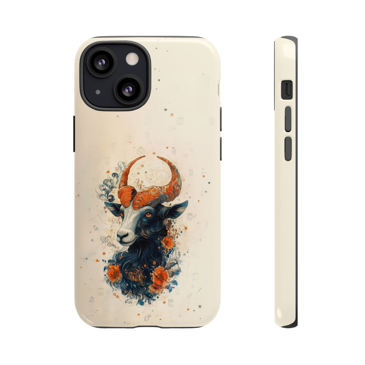 Capricorn Celestial Goat - Tough iPhone Case