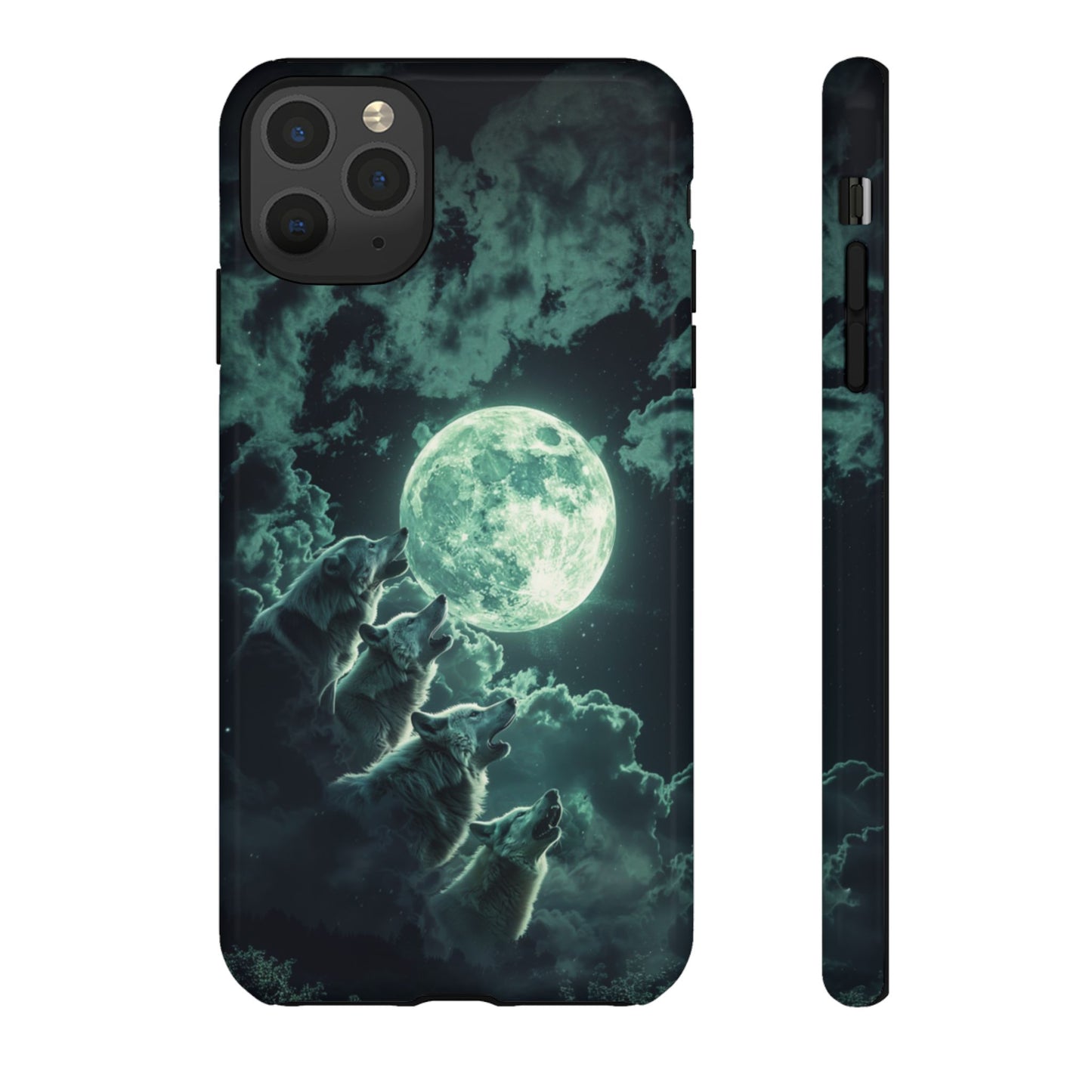 Moonlit Wolf Chorus - Tough iPhone Case