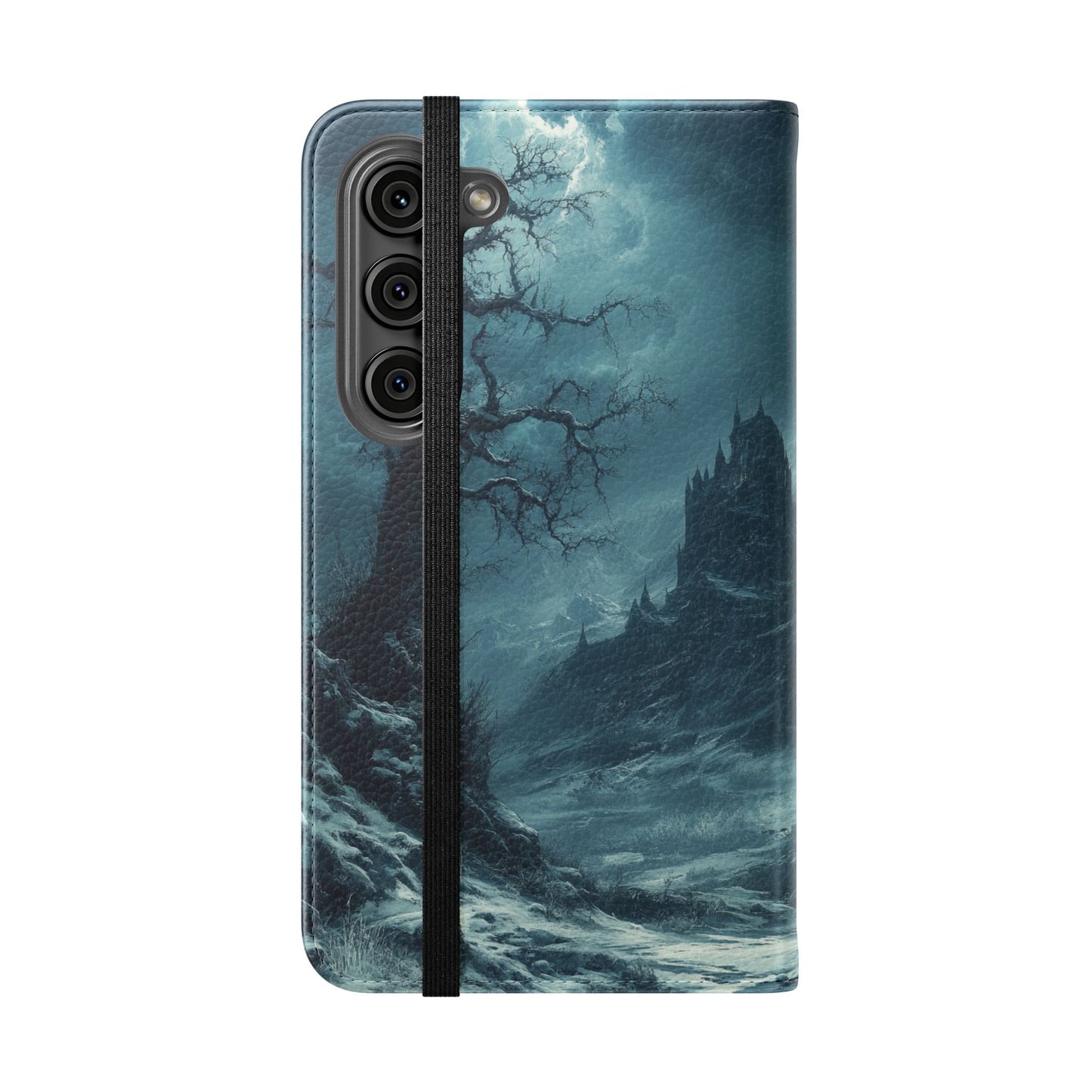 Stormy Castle - Wallet Flip Case