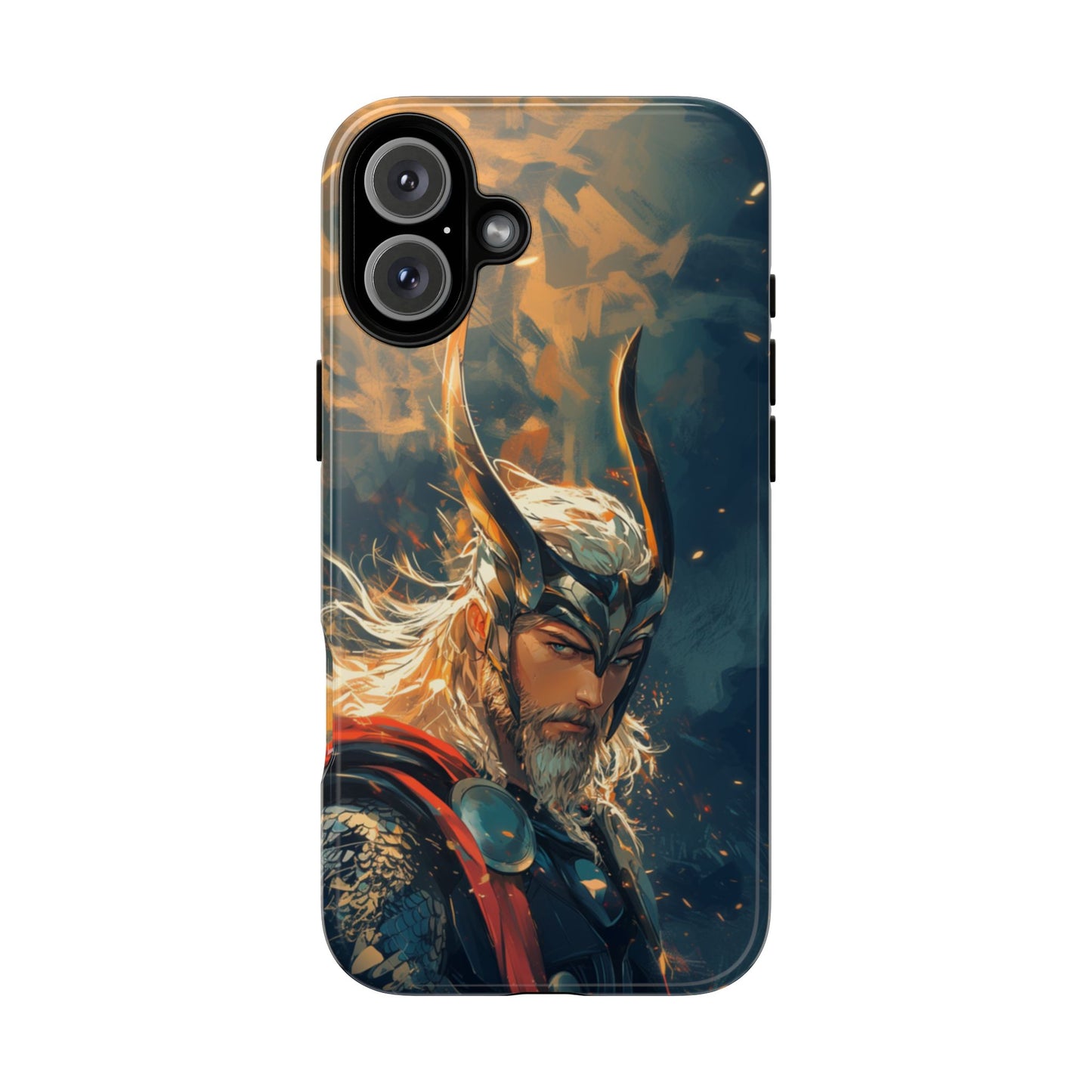 Storm-Bringer: Epic Thor Anime-Style Phone Case - iPhone, Google Pixel, Samsung