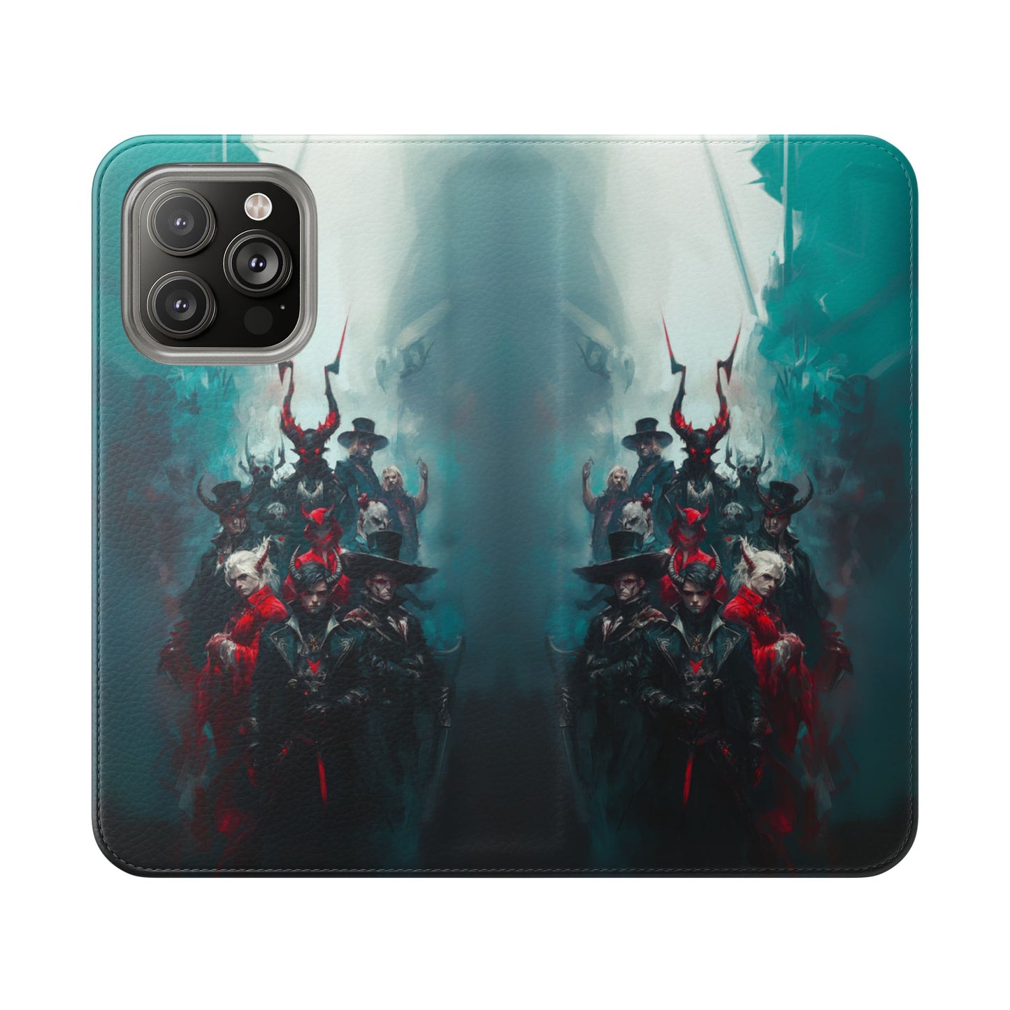 Dark Fantasy Demon Hunters - Wallet Flip Case
