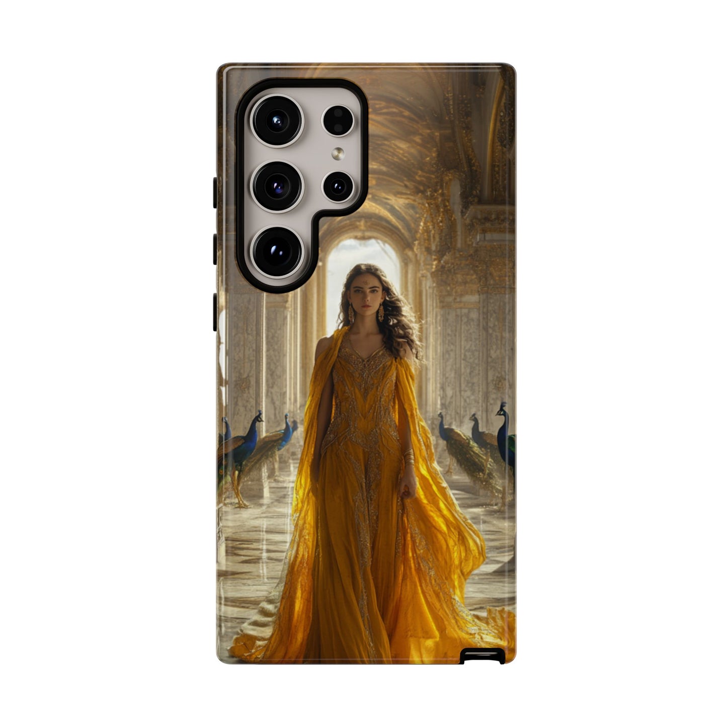 Hera Golden Palace Peacock Goddess - Tough Samsung Galaxy Case