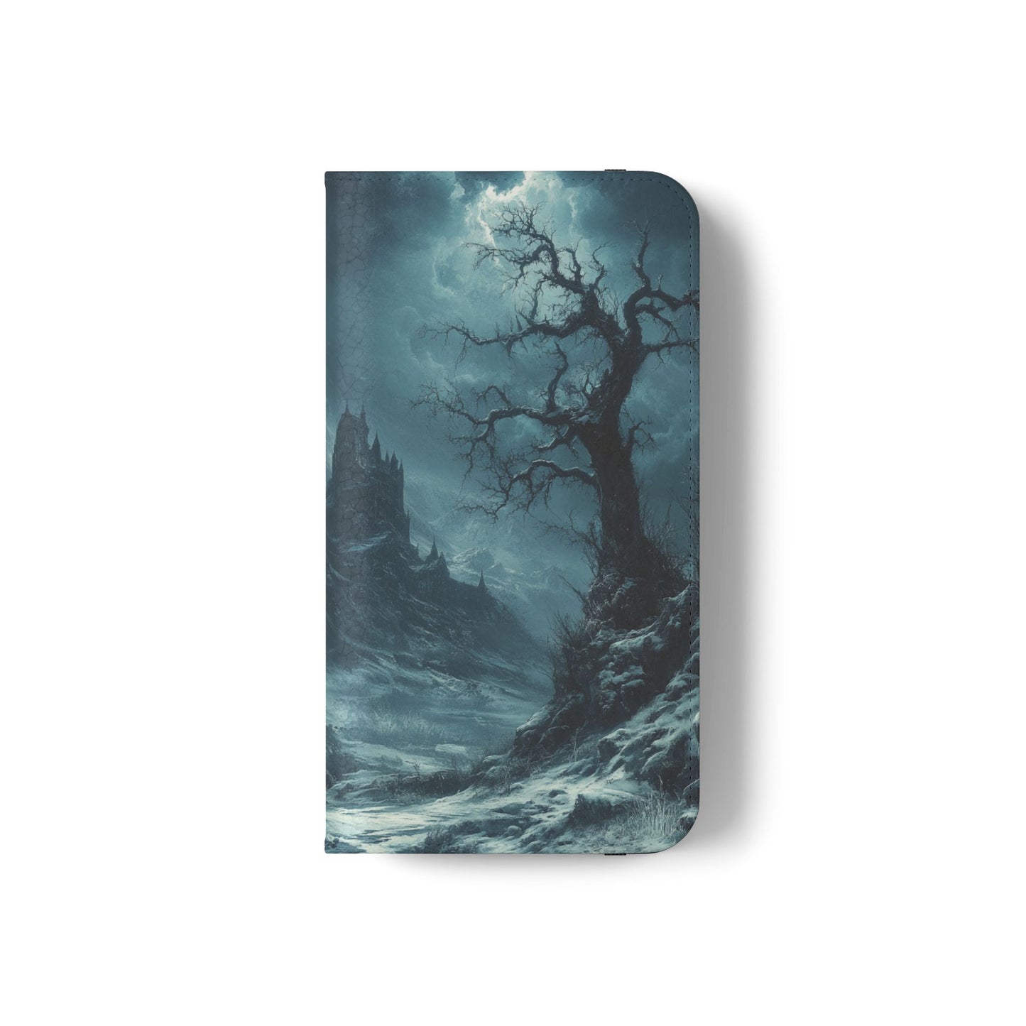 Stormy Castle - Wallet Flip Case