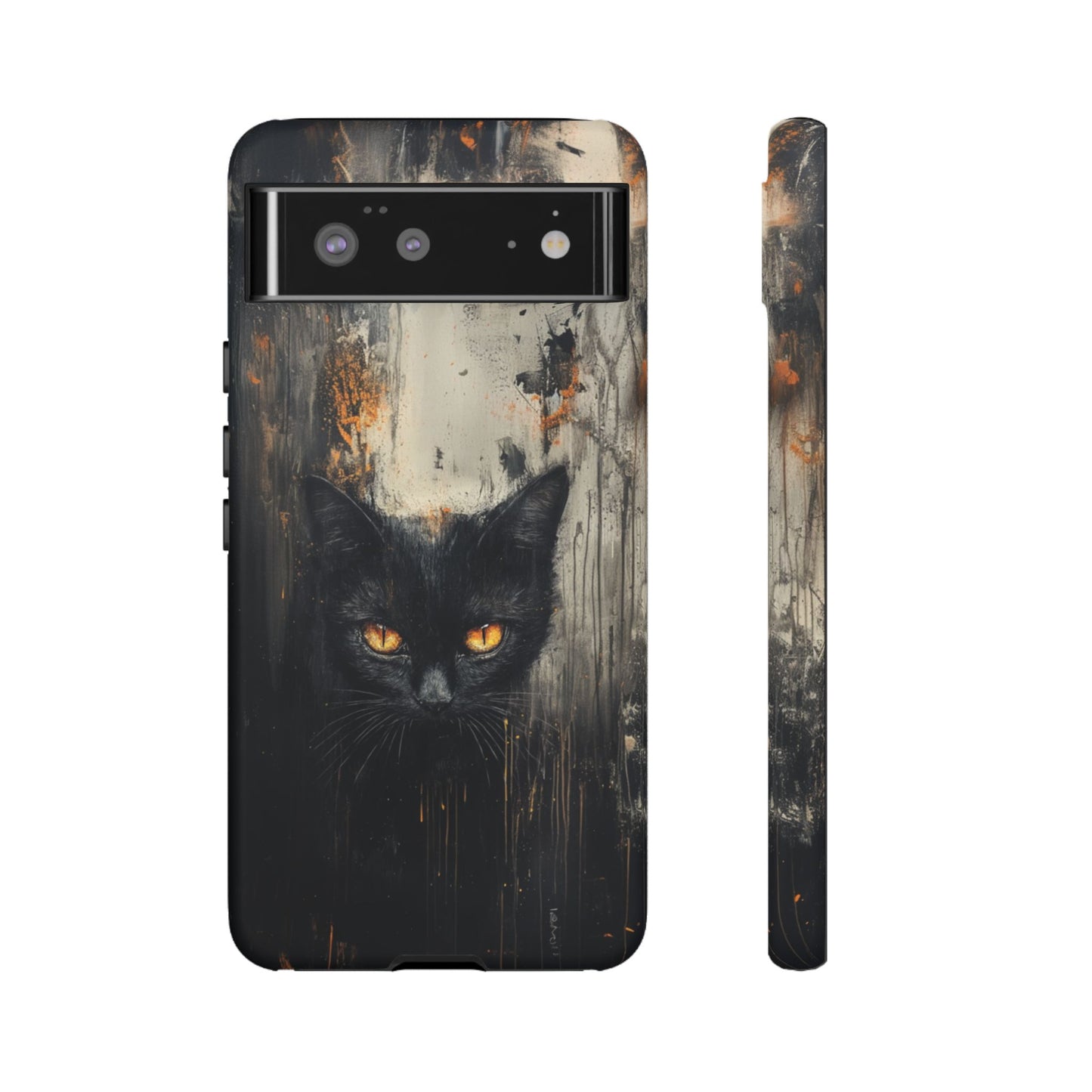 Enigmatic Black Cat Phone Case - iPhone, Google Pixel, Samsung Galaxy