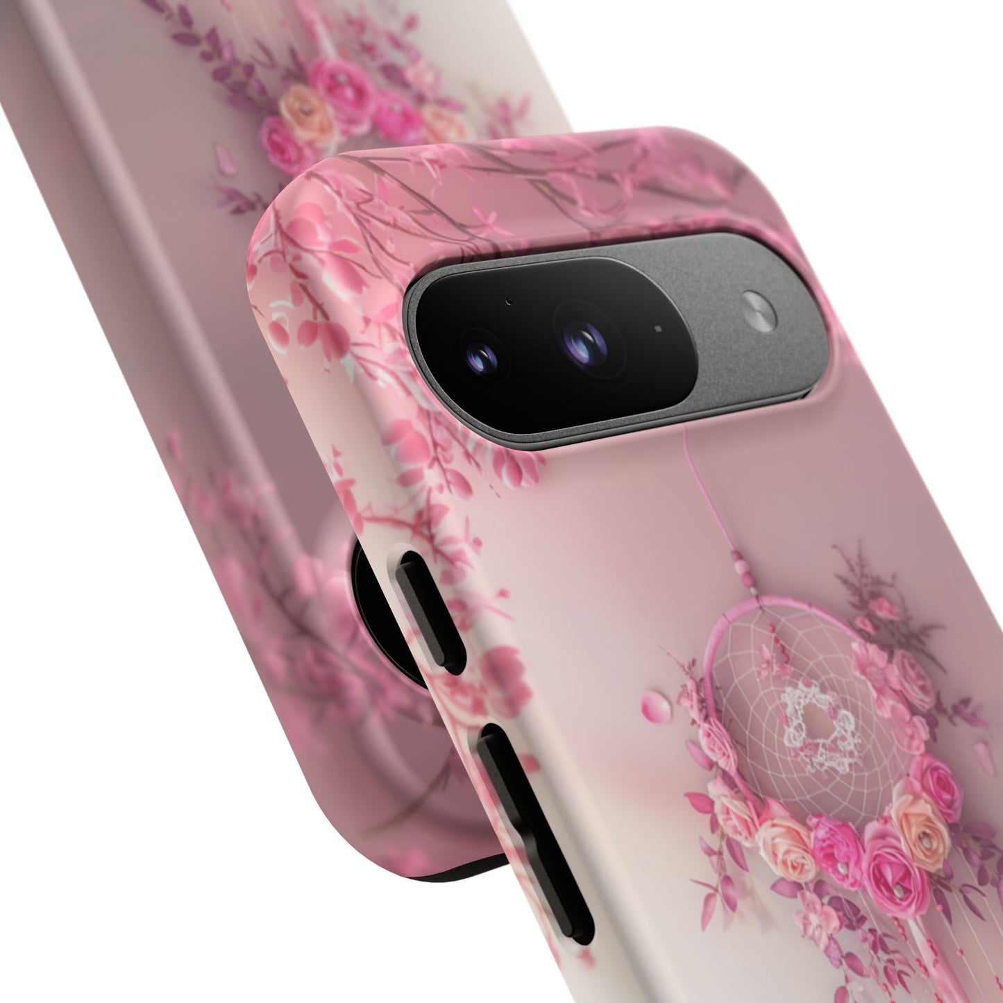 Pink Rose Dreamcatcher - Tough Google Pixel Case