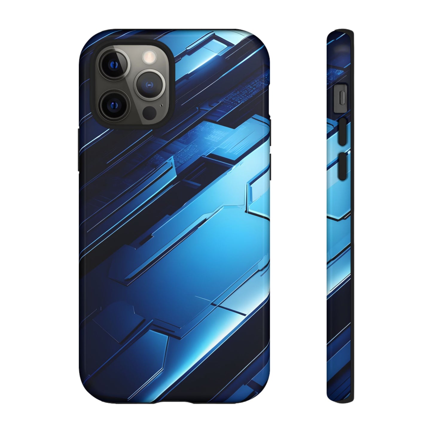 Futuristic Metallic Phone Case - iPhone, Google Pixel, Samsung Galaxy