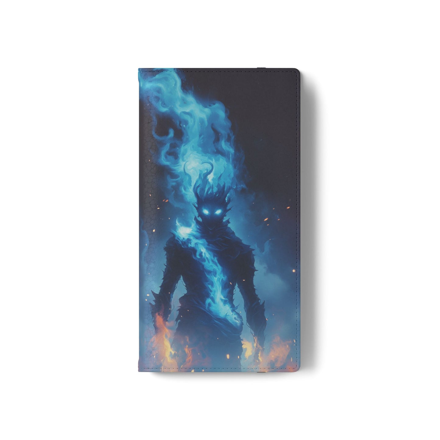 Blue Flame Spirit - Wallet Flip Case