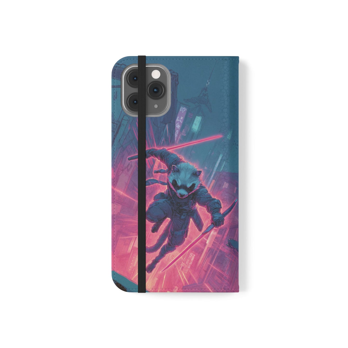 Cyberpunk Ferret - Wallet Flip Case