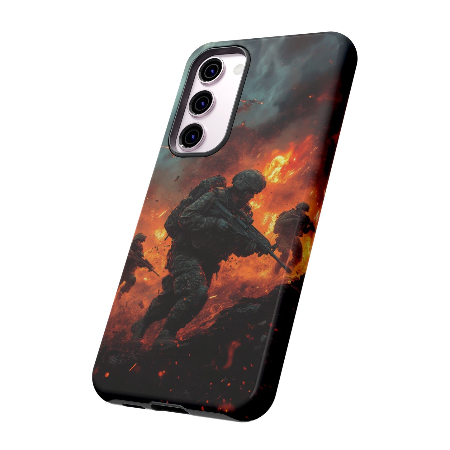 Epic Battlefield Soldier Phone Case - iPhone, Google Pixel, Samsung Galaxy