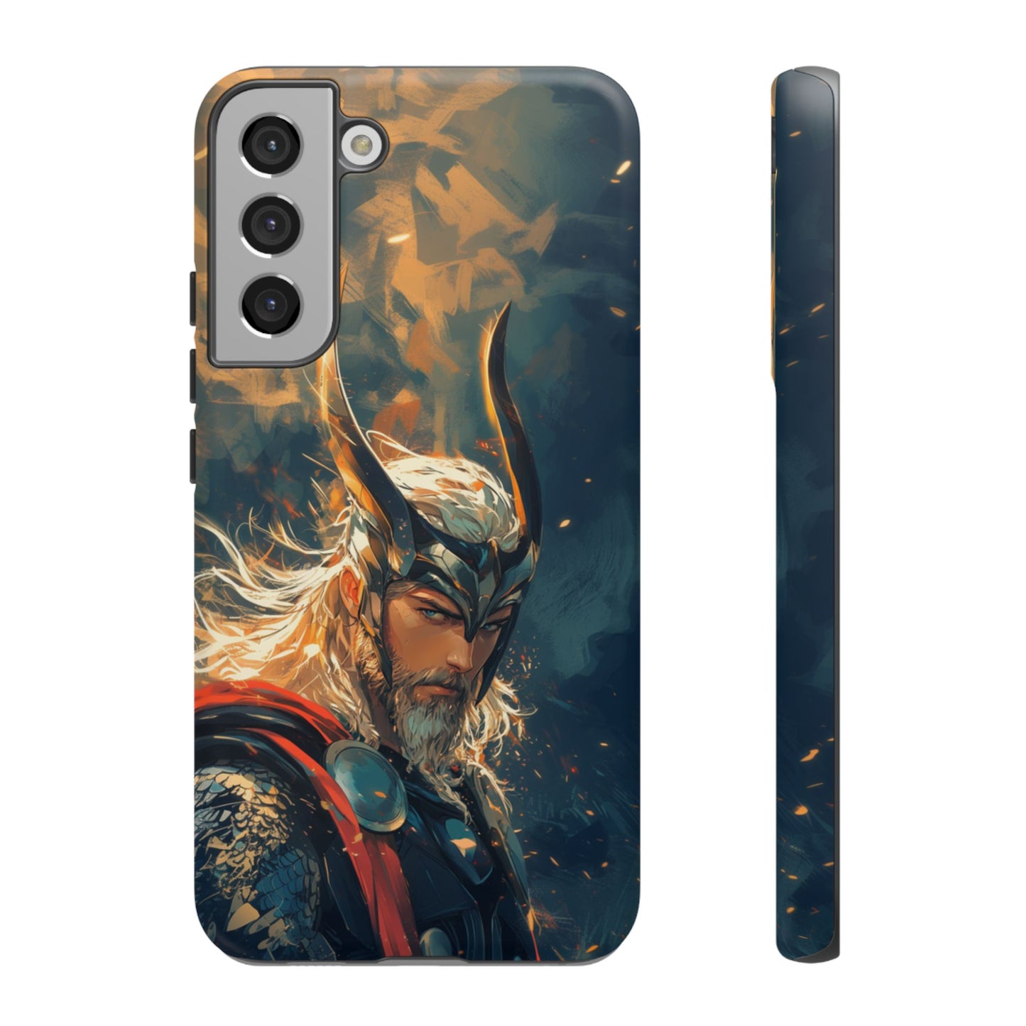 Storm-Bringer: Epic Thor Anime-Style Phone Case - iPhone, Google Pixel, Samsung