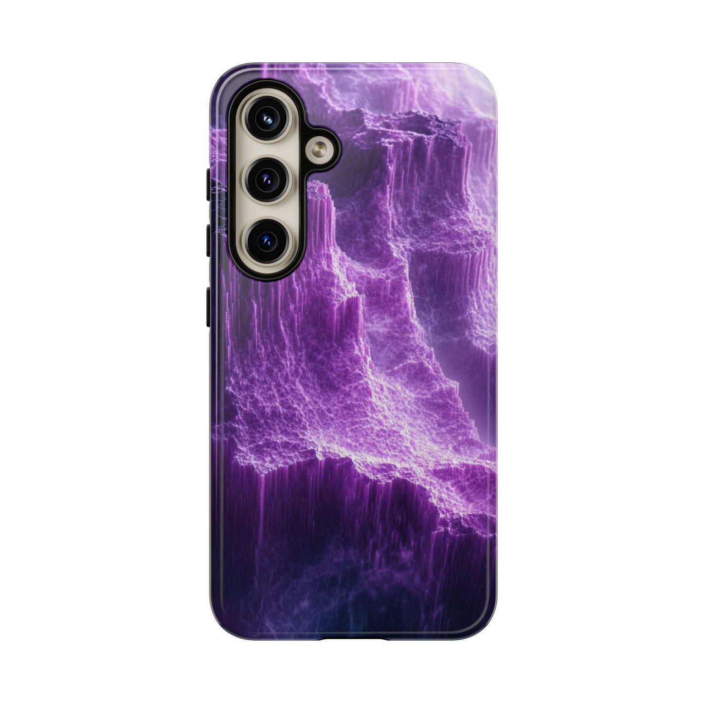 Purple Crystal Canyon - Tough Samsung Galaxy Case