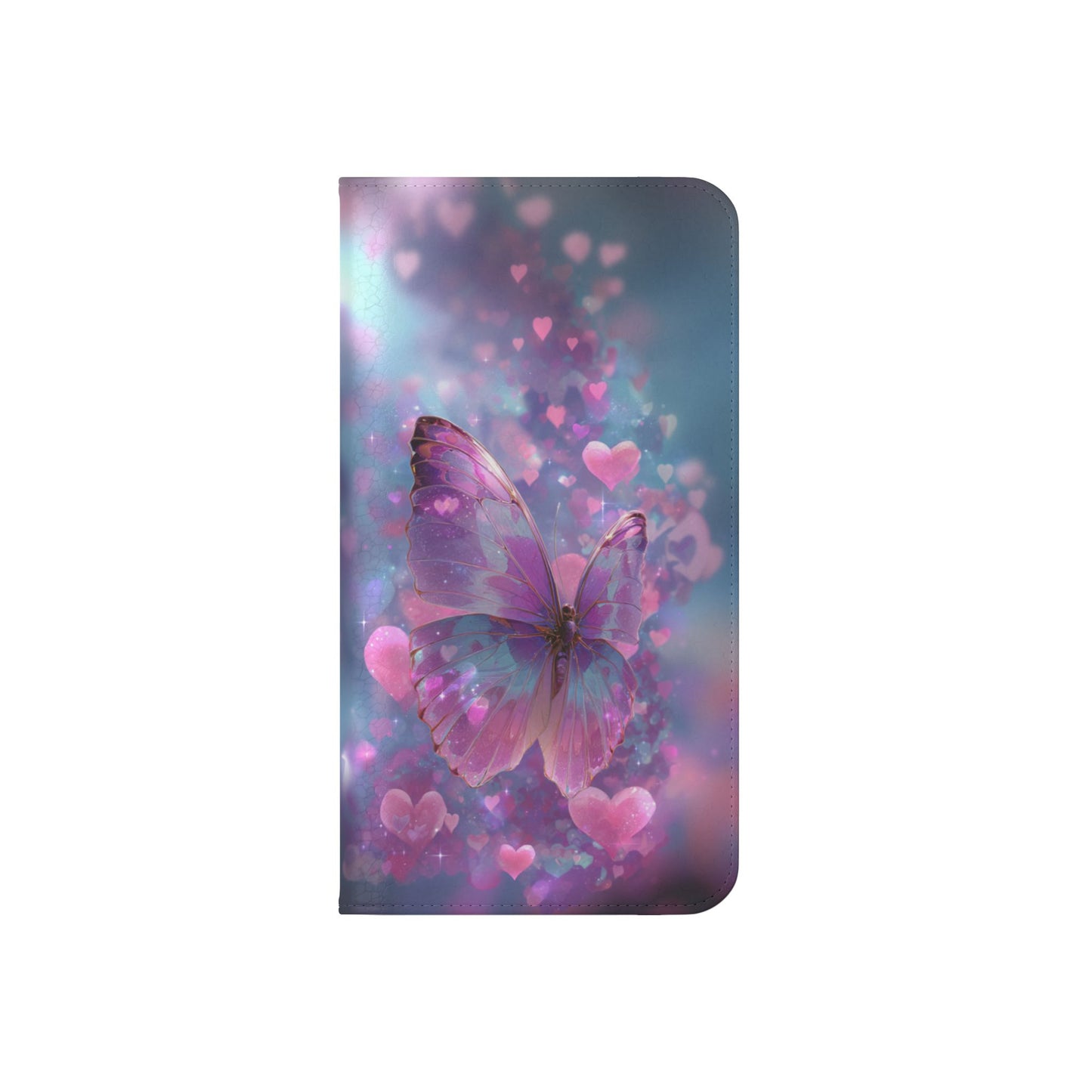 Cupid's Flutter Butterfly - Wallet Flip Case