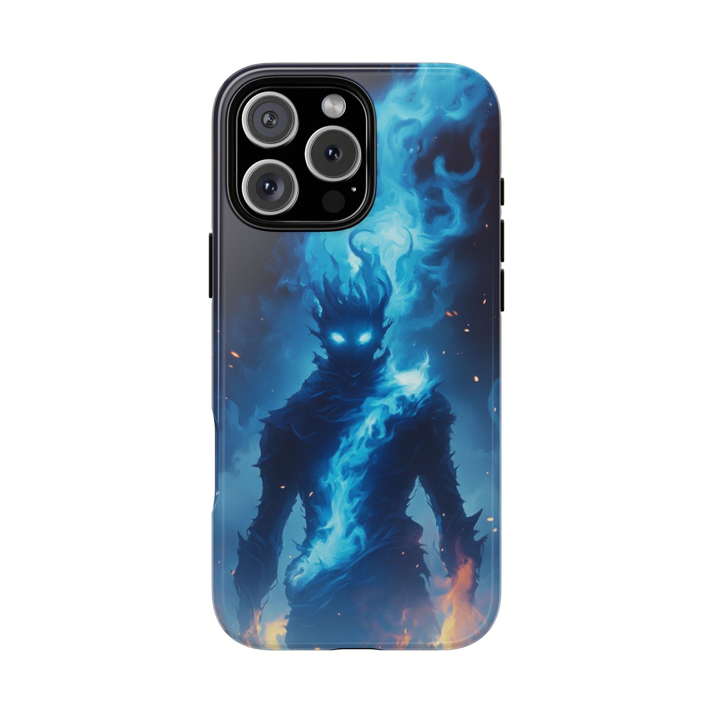 Blue Flame Spirit - Tough iPhone Case