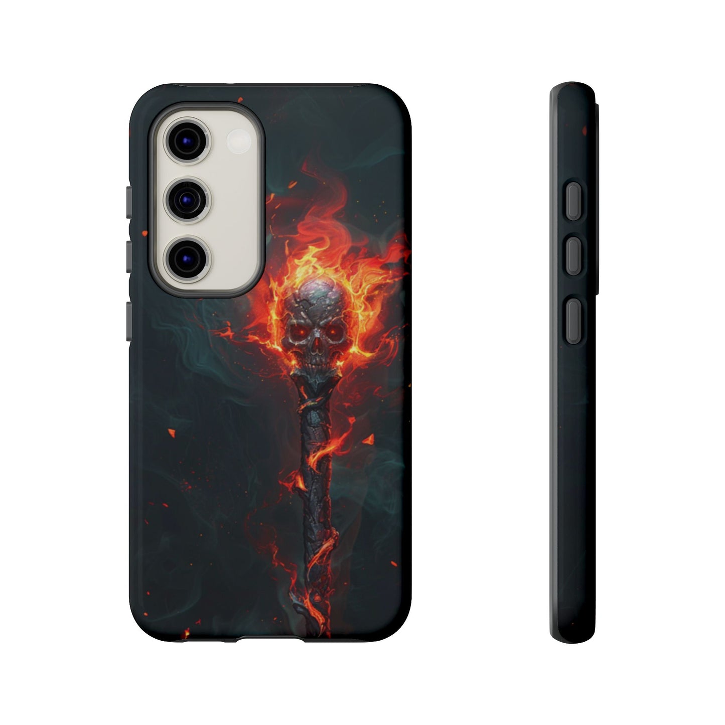Inferno Skull Staff - Tough Samsung Galaxy Case