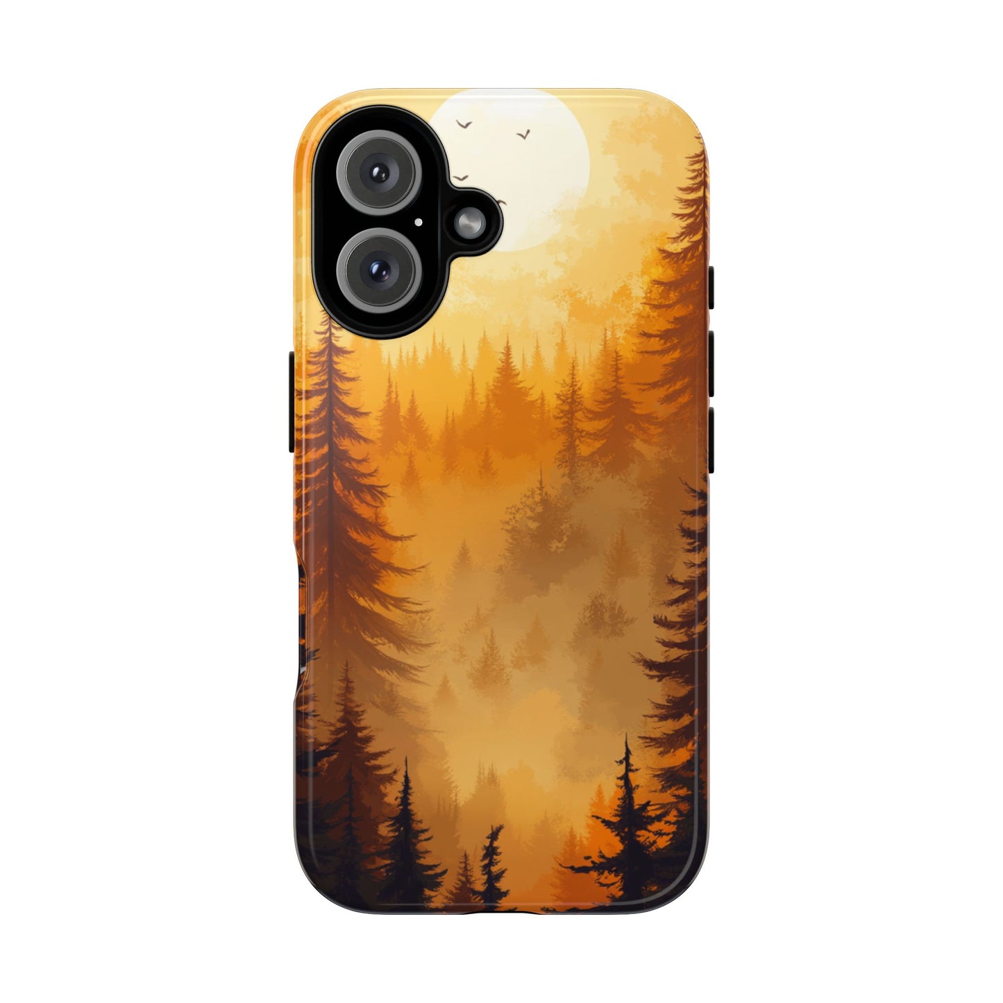 Golden Forest Silhouette – Tough iPhone Case