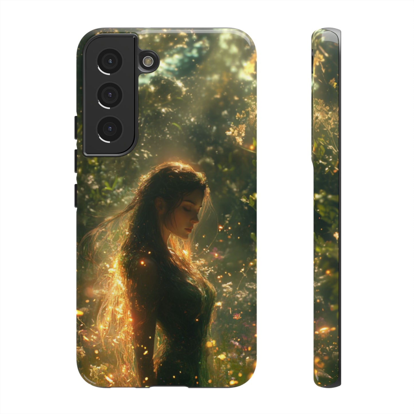 Forest Goddess Golden Light Meadow - Tough Samsung Galaxy Case