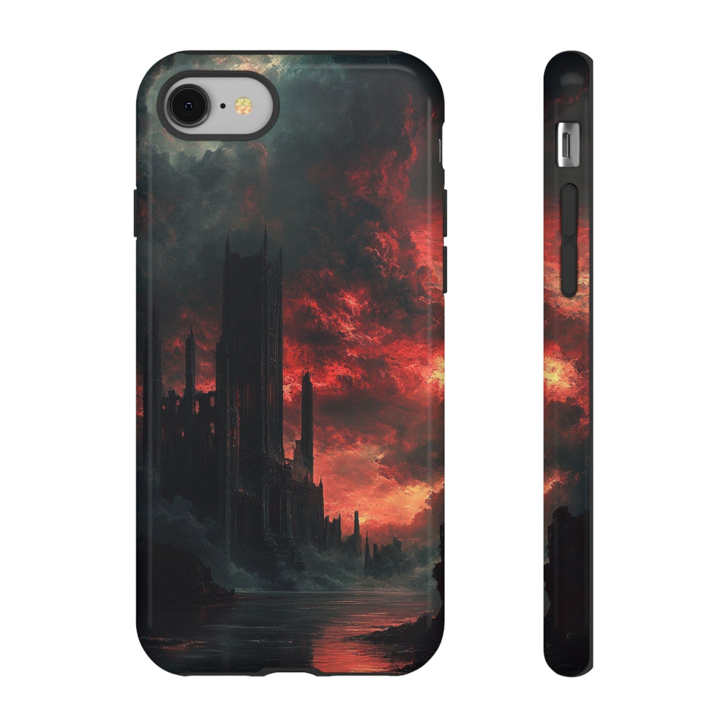 Crimson Dread Citadel – Tough iPhone Case