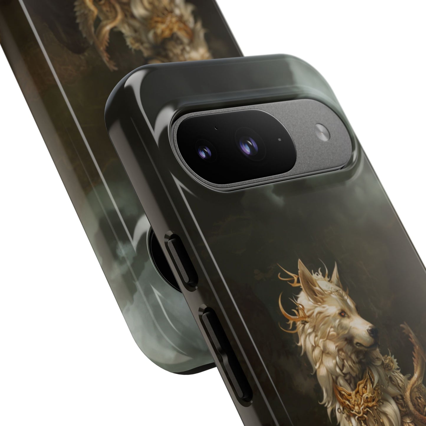 Antlered Wolf Guardian - Tough Google Pixel Case