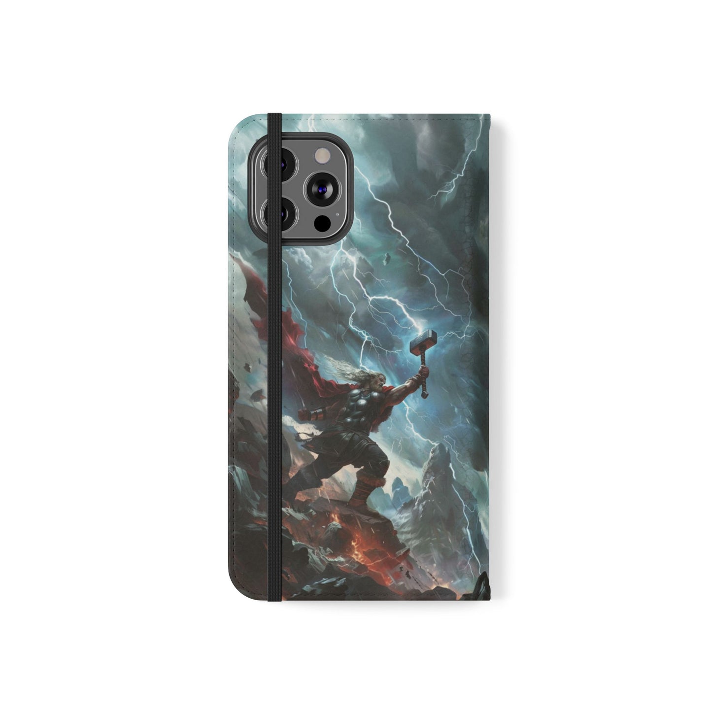 Thor Lightning Storm - Wallet Flip Case