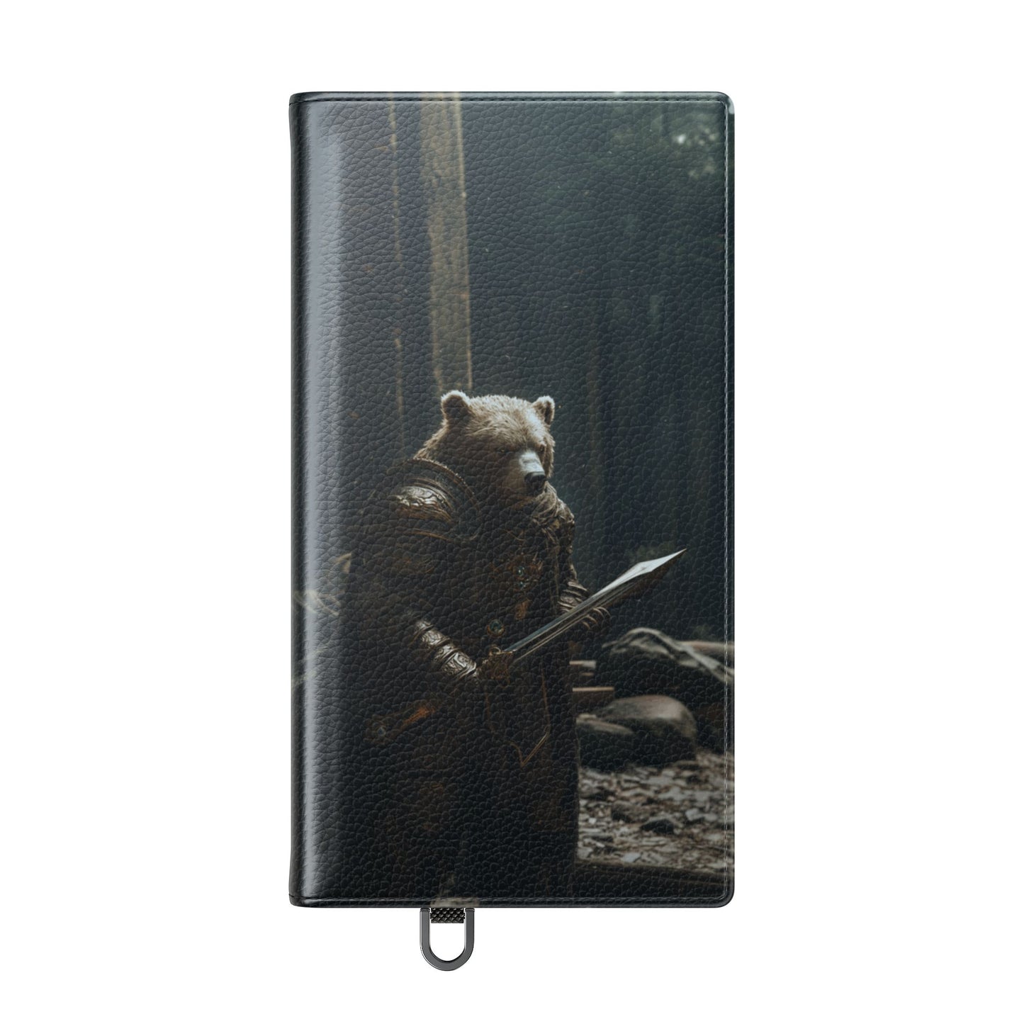Medieval Bear Warrior Knight - Wallet Flip Case
