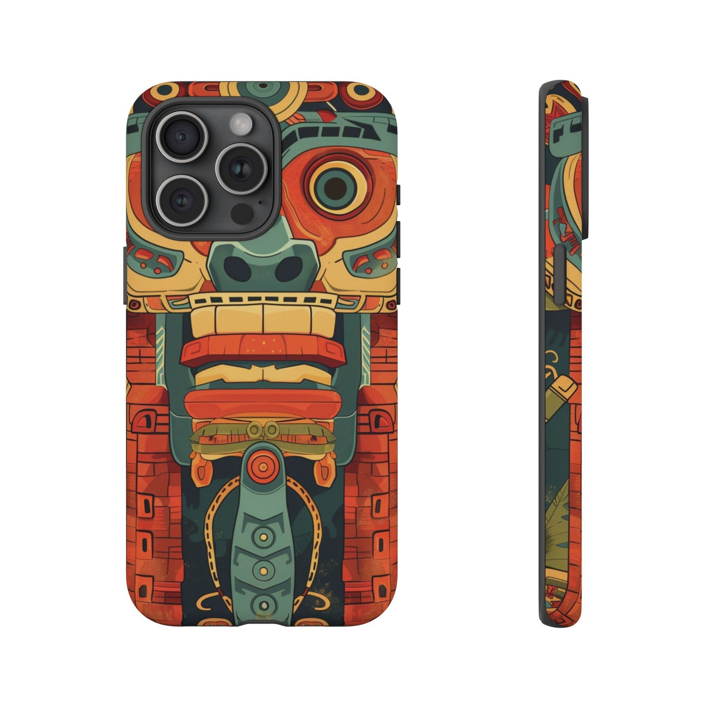 Vivid Ancient Glyphs Phone Case - iPhone, Google Pixel, Samsung