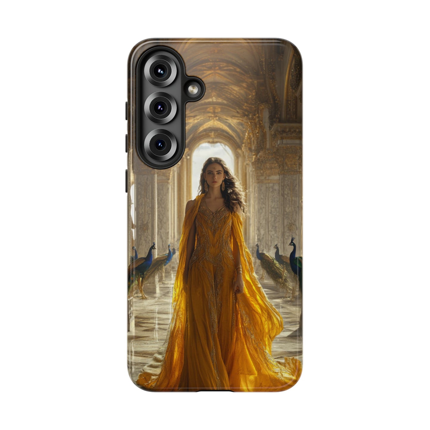 Hera Golden Palace Peacock Goddess - Tough Samsung Galaxy Case