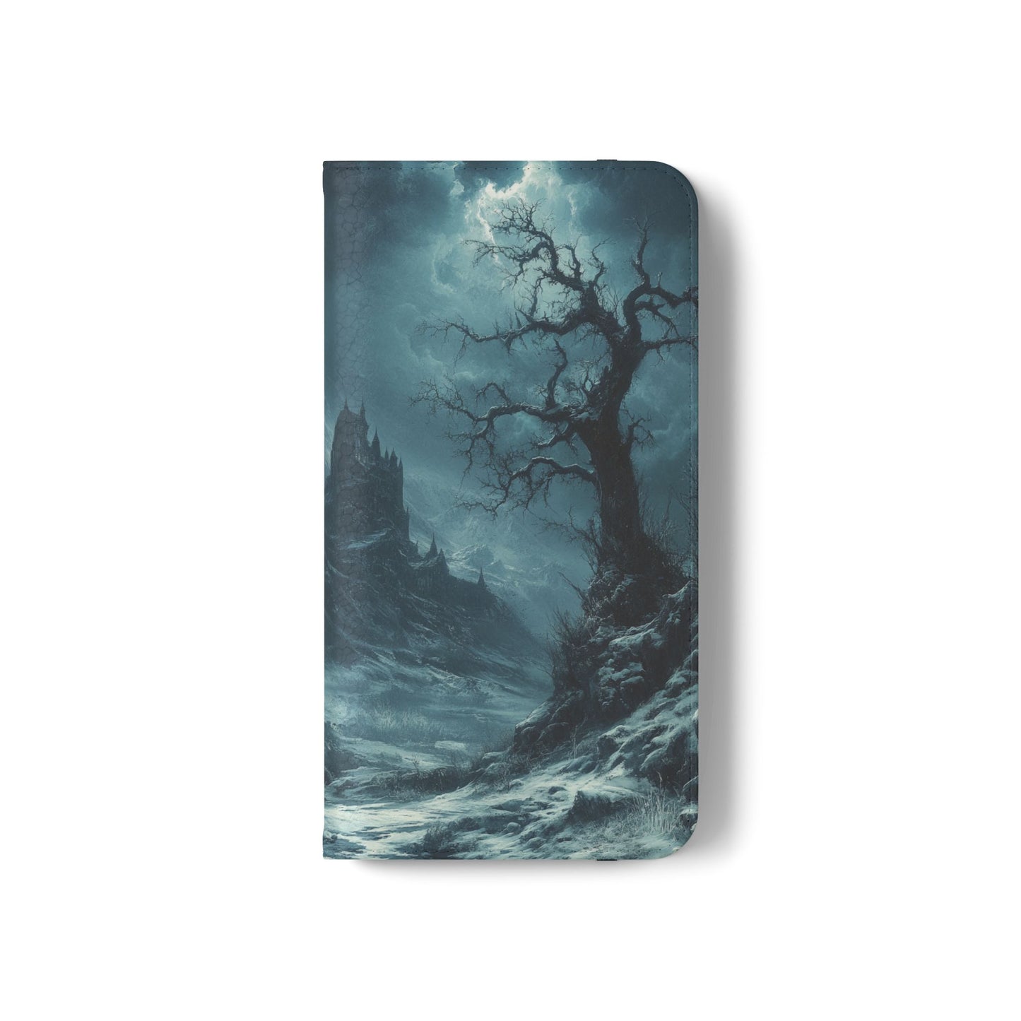 Stormy Castle - Wallet Flip Case
