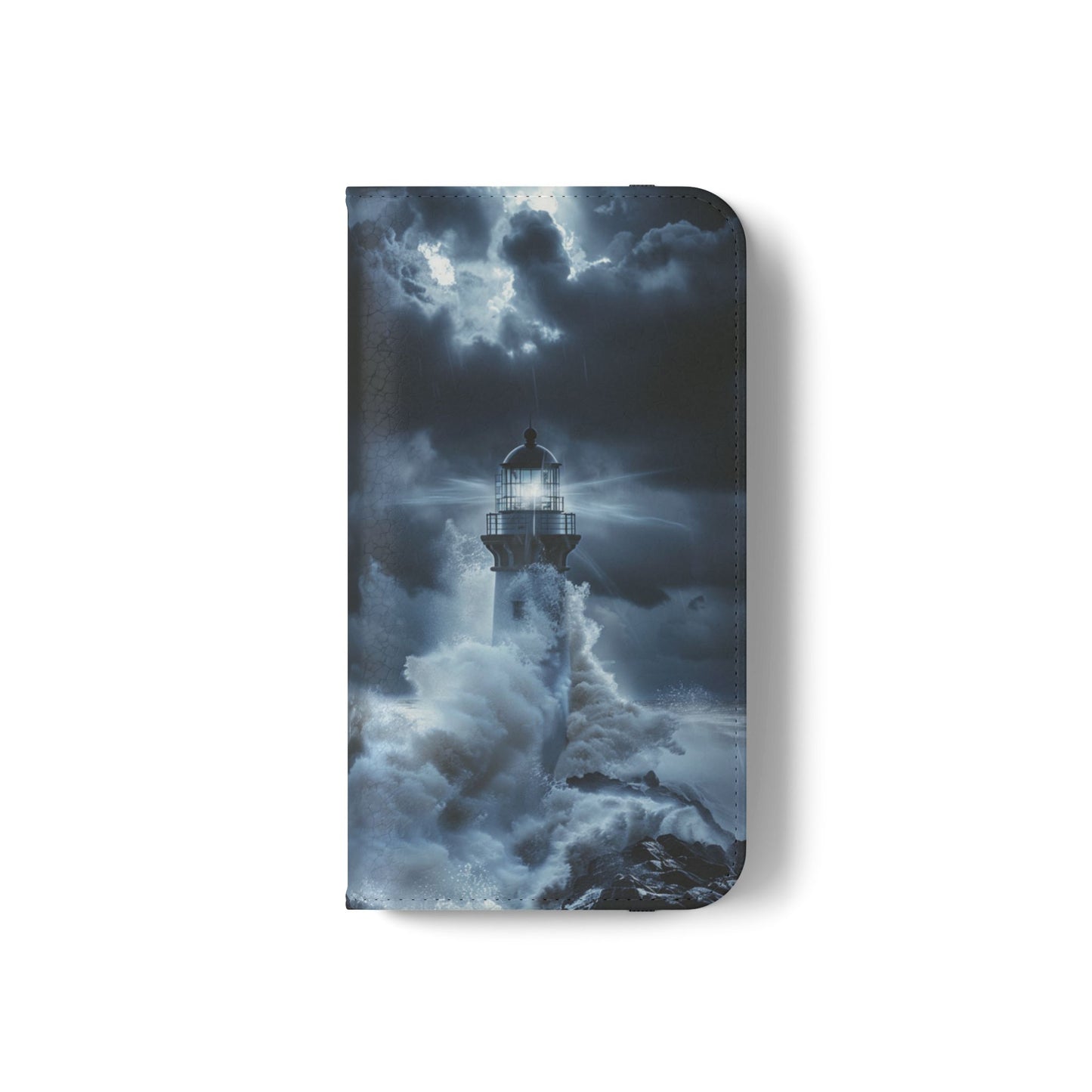 Stormbound Lighthouse - Wallet Flip Case