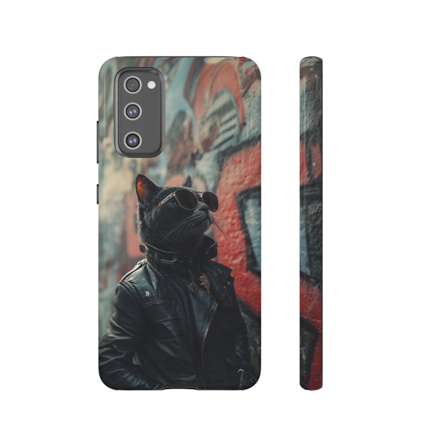 Punk Rock Cat Phone Case – iPhone, Google Pixel, Samsung Galaxy