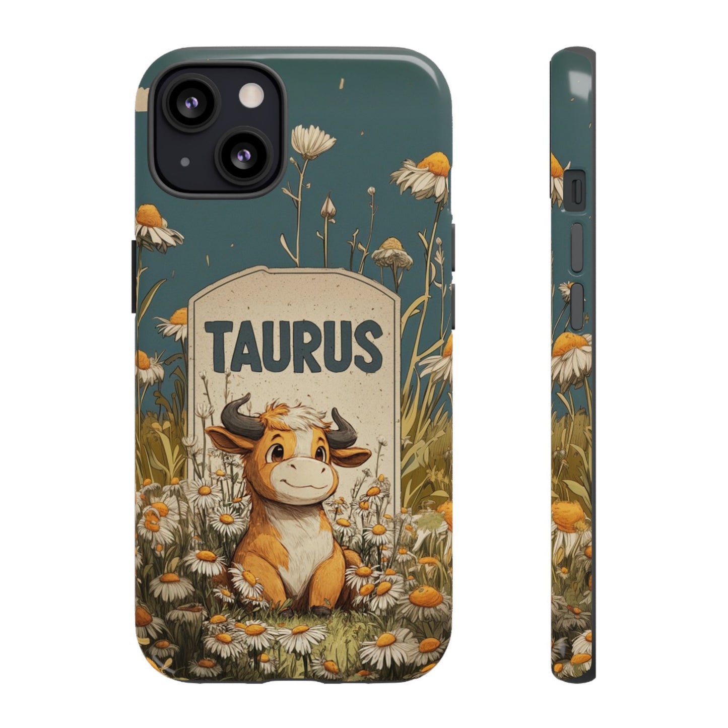 Taurus Cute Calf - Tough iPhone Case
