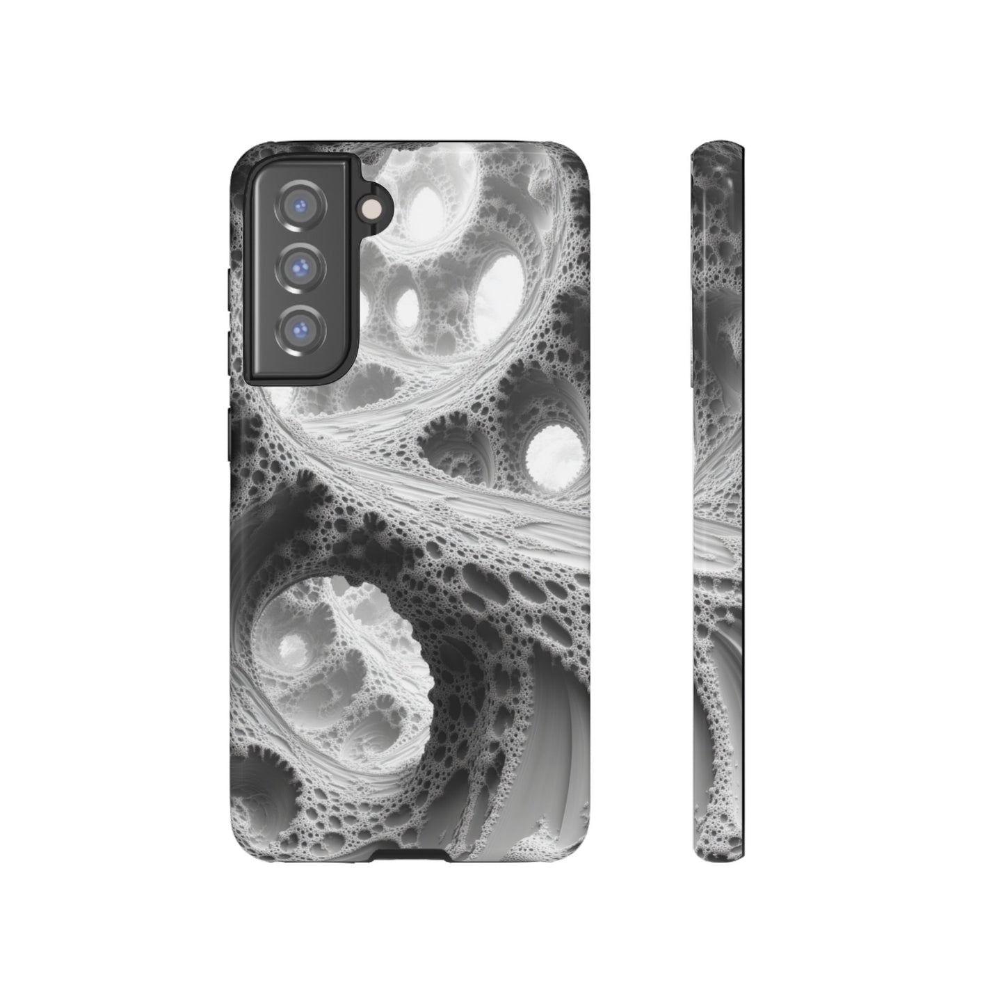Monochrome Fractal – Tough Samsung Galaxy Case