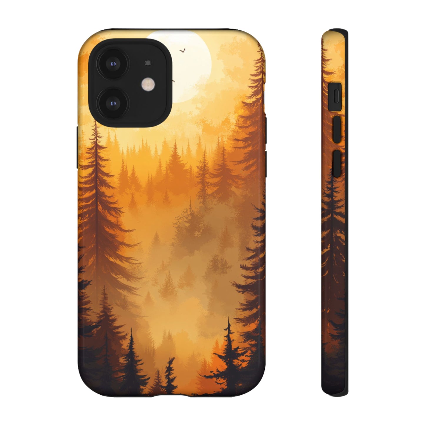 Golden Forest Silhouette – Tough iPhone Case