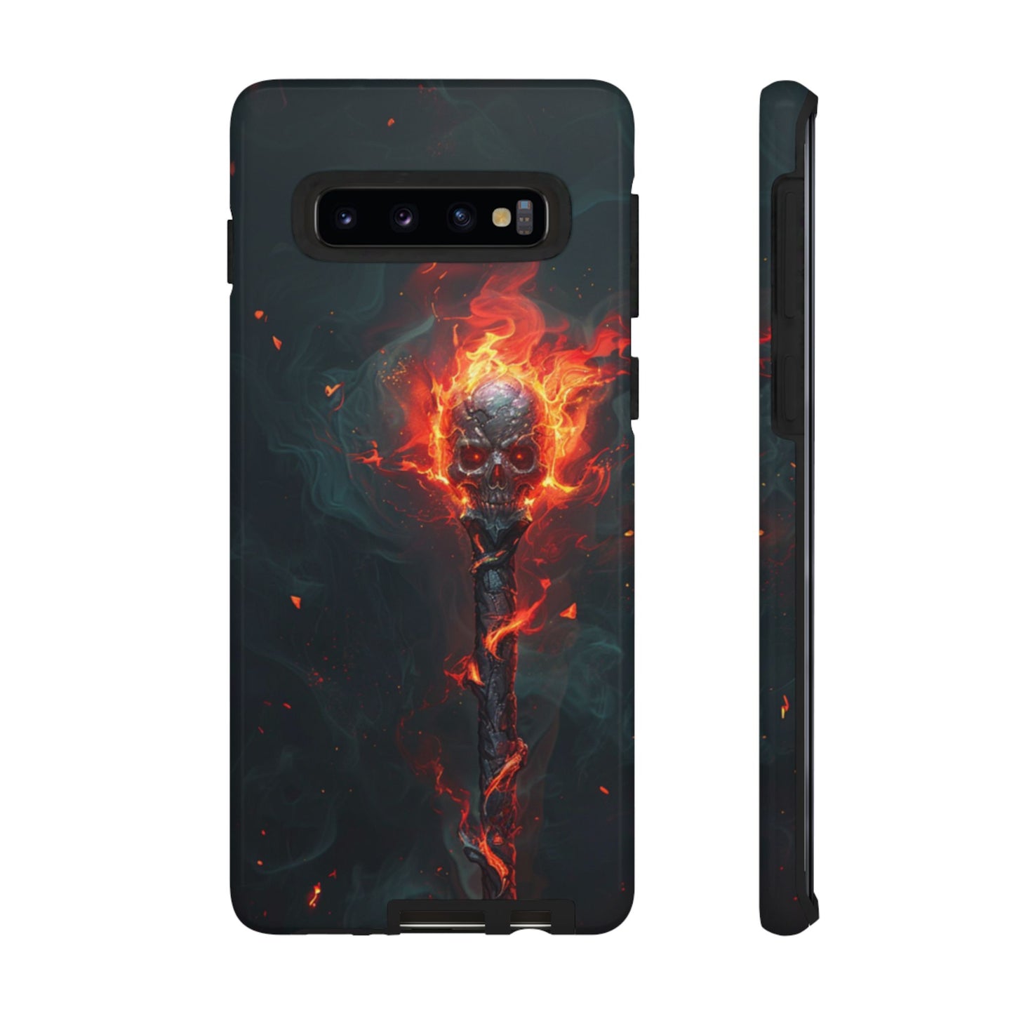 Inferno Skull Staff - Tough Samsung Galaxy Case