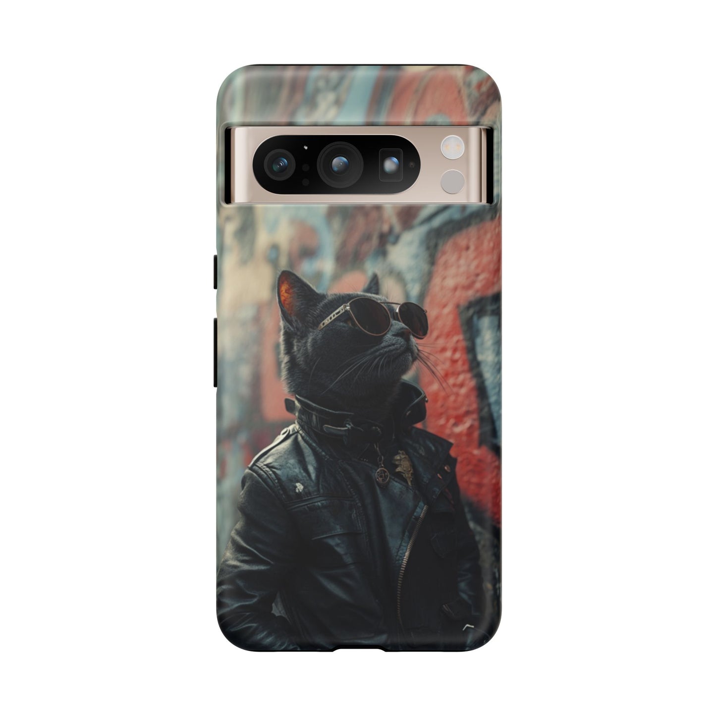 Punk Rock Cat Phone Case – iPhone, Google Pixel, Samsung Galaxy